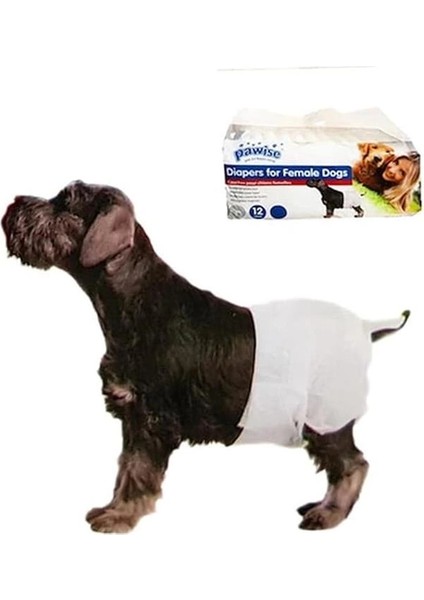 Pawise Köpek Alt Bağlama Bezi Xl Boy 12 Adet