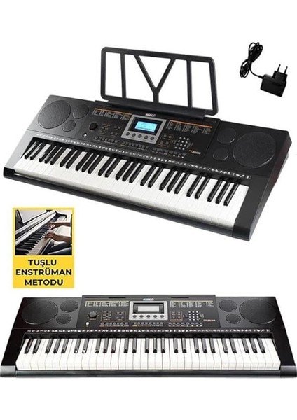 PS-3500KS Tuş Hassasiyetli 61 Tuşlu Org (Stand Çanta Kulaklık Notalık Adaptör) modelleri