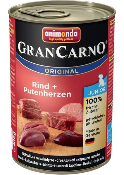 G.c Yavru Köpek Konservesi 400 gr Sığır ve Hindi Etli