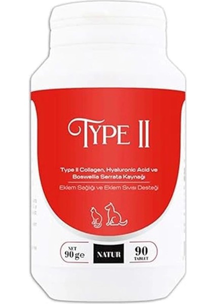 Type 2 Eklem Kediler ve Köpekler Için Kıkırdak ve Eklem Sıvısı Desteği 90 Tablet fırsatları