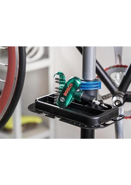 Professional Accessories Diy Circirli Tornavida ve 9 Vidalama Ucu, Gri