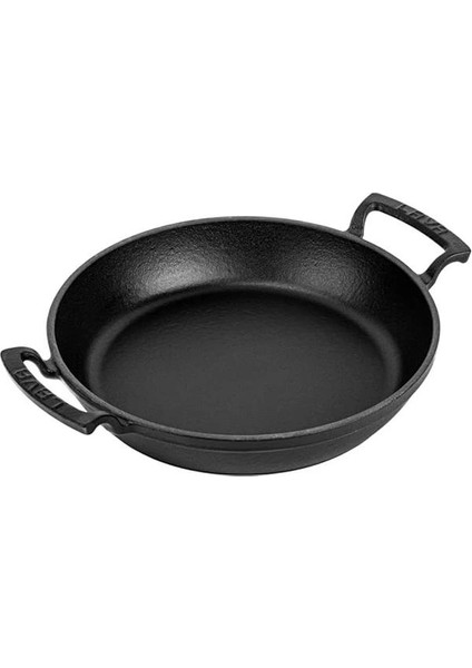 Döküm Yuvarlak Sahan Döküm Demir Yekpare Çift Kulplu ÇAP(Ø)24CM. modelleri