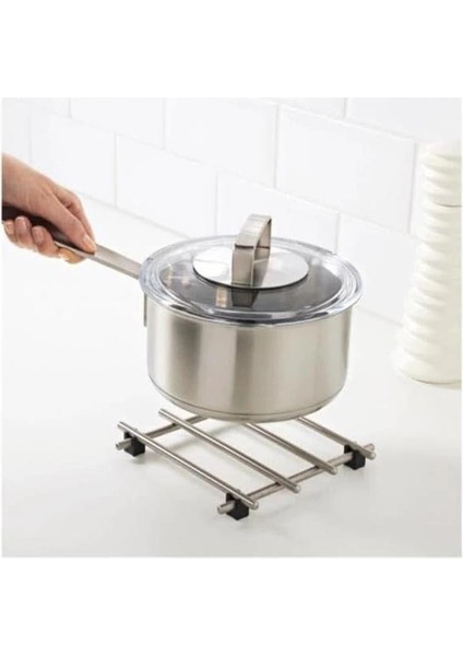 Ikea Lamplig Nihale Altlık, 17,8 x 17,8 Cm, Paslanmaz Çelik fırsatları