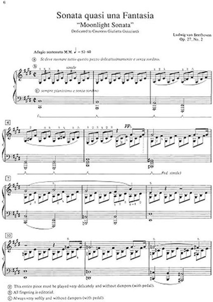 Beethoven: Moonlight Sonata Op. 27 No. 2 (Alfred Masterwork Editions) fırsatları