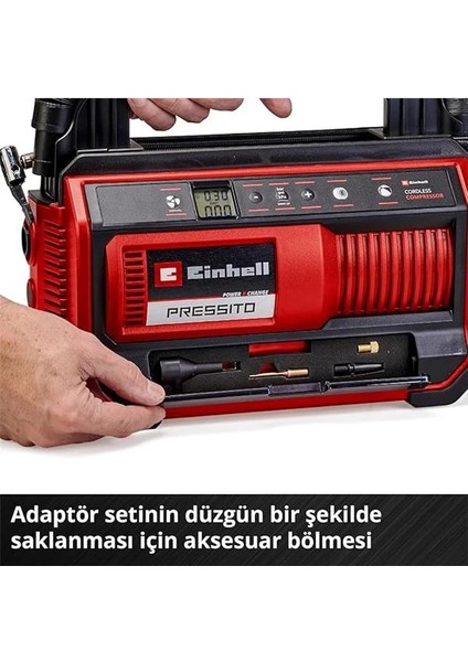 Pressıto 18/25 Power X-Change Akülü Hava Kompresörü - 4020420