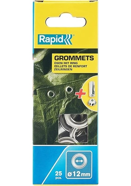 Kuşgözü 2 Parça Dlk Halka 12 mm 25 Adet