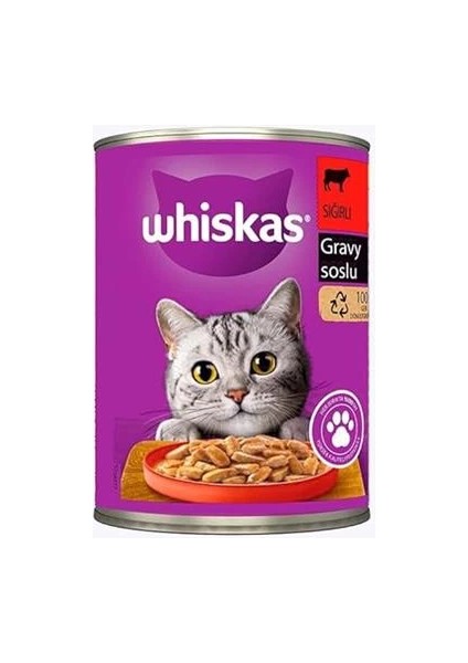 Biftekli Konserve Kedi Maması 400 G