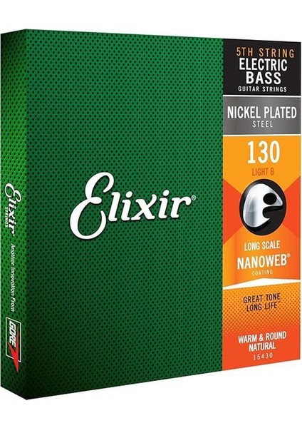 15430 Nanoweb Light Tek Bas Gitar Teli (130) indirimleri