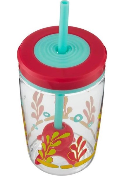 Yüzen Ahtapot Pipeli Tritan Bardak 470 Ml, Mavi