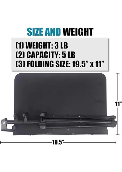 Tekerlekli Nota Sehpası Taşınabilir Çift Klips Tutuculu Taşıması ve Kullanımı Kolay Boyu modelleri