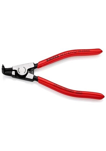 Millerdeki Dış Halkalar Için Segman Pense, Siyah Atramentize, Plastik Kaplamalı 125 mm -