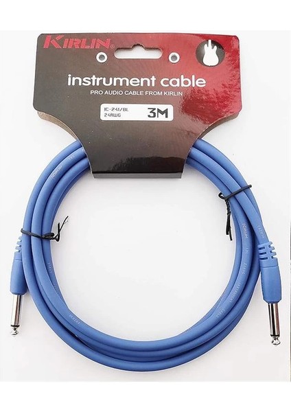 IC-241-3M Bl 3 Metre Enstrüman Gitar Kablosu
