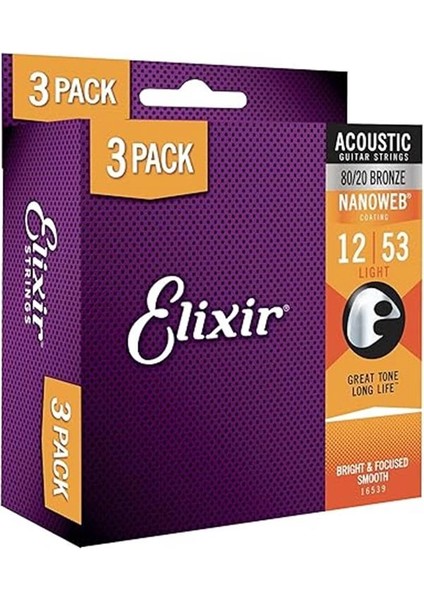 Akustik Bronz Nano Tel 012/053 (3'lü Paket)