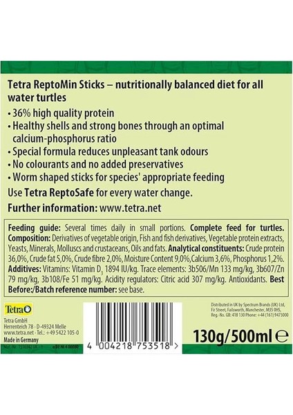 Reptomin 500 ml Kaplumbağa Yemi fiyatları