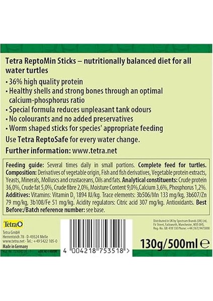 Reptomin 500 ml Kaplumbağa Yemi