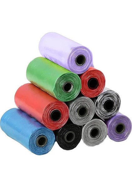 360'LI Kedi Köpek Kaka Poşeti – 24 Rulo, Yırtılmaz ve Sızdırmaz Evcil Hayvan Dışkı Torbası, Çevre