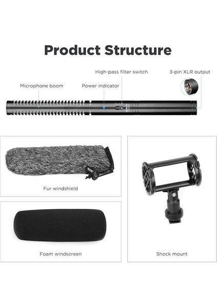 BY-BM6060 Profesyonel Shotgun Mikrofon fırsatları