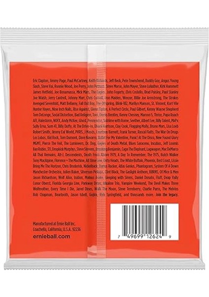 Sıska Üst Ağır Alt Slinky 8-String Elektro Gitar Telleri, Ölçü 9-80