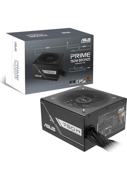 Prime 750W Bronze (750W, 80+ Bronz Serti̇fi̇kali, 135MM Fan, 6 Yil Garanti̇)
