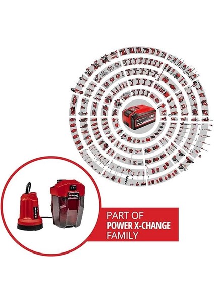 Akülü Dalgıç Pompa - Temiz Su Ge-Sp 18 Ll Li (1X4,0AH) Power X-Change (Li-Ion, 18 V, Maks. fiyatları