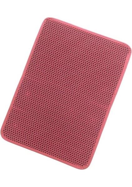 Elekli Kedi Tuvalet Önü Paspası Kedi Paspası Kırmızı 60X42 cm