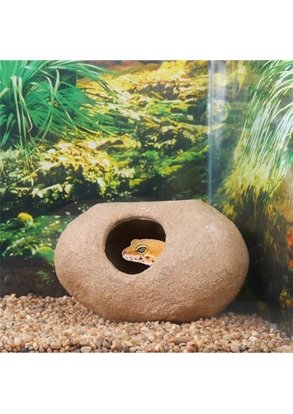 Penn-Plax Reptology Granit Taş Saklanır - Büyük