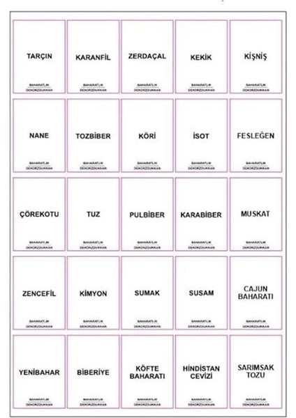 Hava ve Nem Korumalı Bambu Kapaklı Cam Baharatlık Seti 12'li (120 Ml)