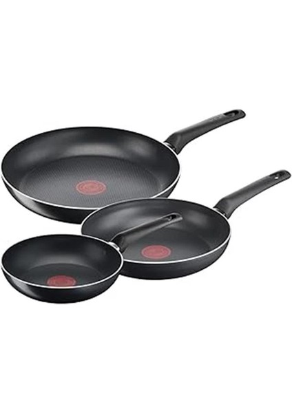 Simplecook 1x Difüzyon Tabanlı 3'lü Tava Seti - 20/24/28 cm