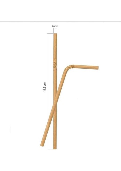 Körüklü Kraft Kağıt Pipet 200 Adet fiyatları