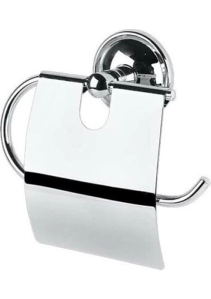 Pazarshops Wc Geniş Kapaklı Metal Vidalı Banyo Tuvalet Kağıtlığı Askısı