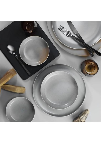 Moderna 12 Parça 4 Kişilik Yemek Takımı Gri fiyatları