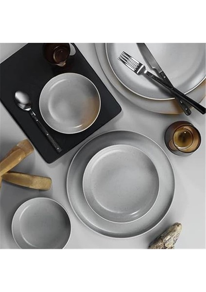 Moderna 12 Parça 4 Kişilik Yemek Takımı Gri