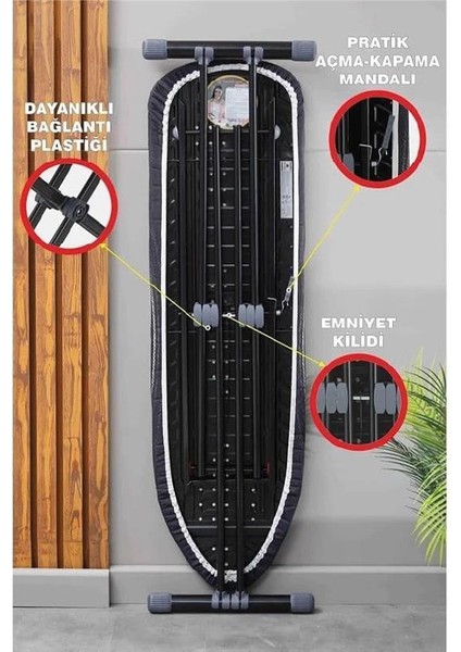 Devecioğlu Harbinger MM148 Ankaboard Ütü Masası (Silikon Ütü Altlığı Hediye!) indirimleri