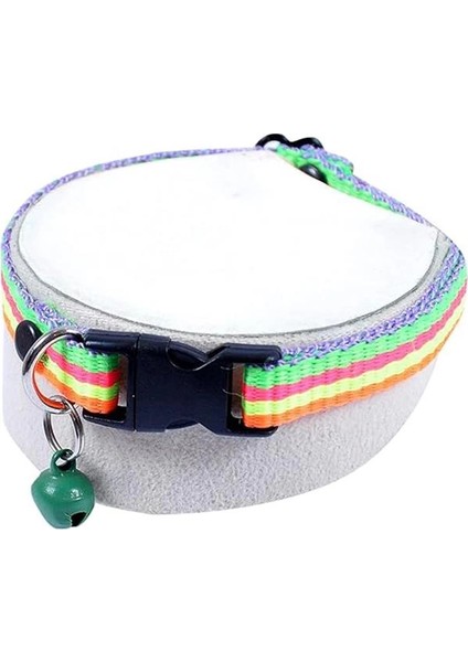 X-Perk Zilli Papyonlu Kedi Köpek Tasması Boyun Tasma Ayarlı 2'li Set