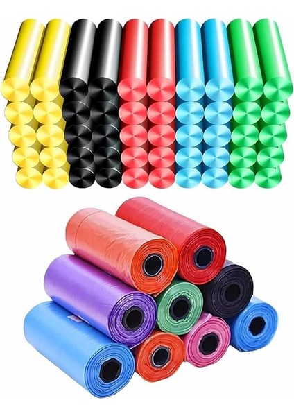 Kyrotech 8'li Evcil Hayvan Atık Toplama Torbası – Kediler ve Köpekler Için Taşınabilir, Sızdırmaz