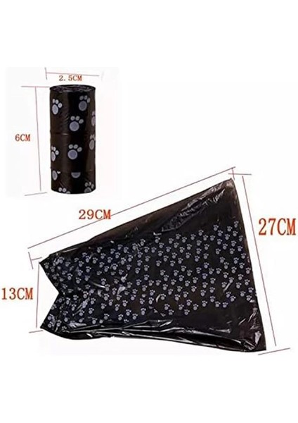 Kyrotech 8'li Evcil Hayvan Atık Toplama Torbası – Kediler ve Köpekler Için Taşınabilir, Sızdırmaz indirimleri