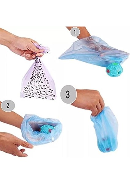 Kyrotech 8'li Evcil Hayvan Atık Toplama Torbası – Kediler ve Köpekler Için Taşınabilir, Sızdırmaz