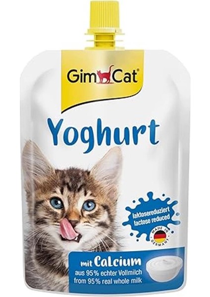 Yoğurt Kediler Için Tamamlayıcı Mama, Zengin Protein, Sindirime Yardımcı 150 G