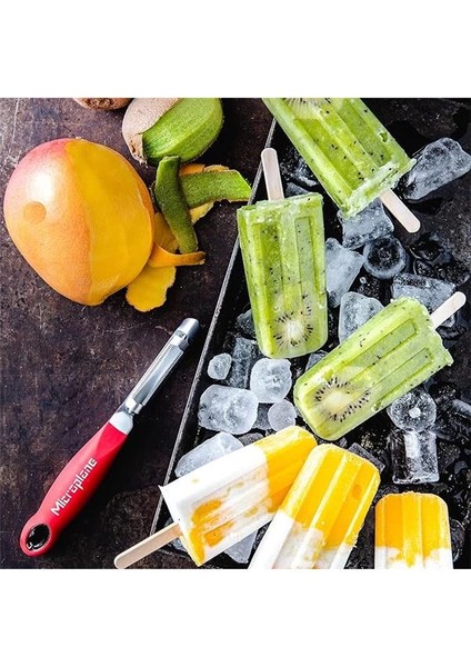 Profesyonel Soyucu, Dişli Çift Bıçaklı Paslanmaz Çelik, Sağ Elini Kullananlar ve Solaklar indirimleri