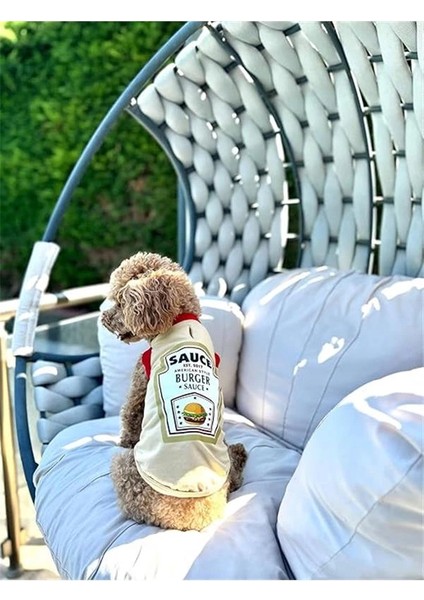 Burger Souce Yazlık Köpek Atlet Köpek Kıyafeti (X-Large) fiyatları