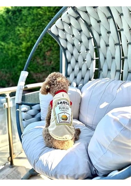 Burger Souce Yazlık Köpek Atlet Köpek Kıyafeti (X-Large) indirimleri