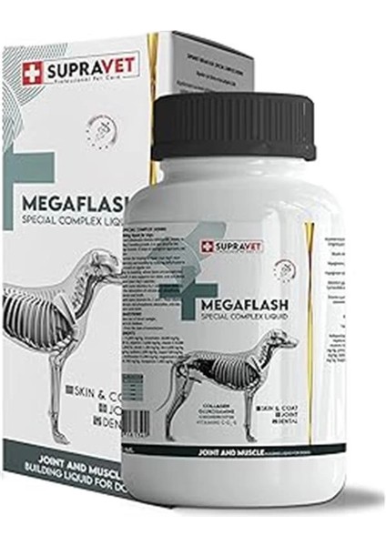 Köpekler Için Eklem ve Kas Geliştirici Likit Megaflash +Xxl 500 ml (Special Complex Liquid)