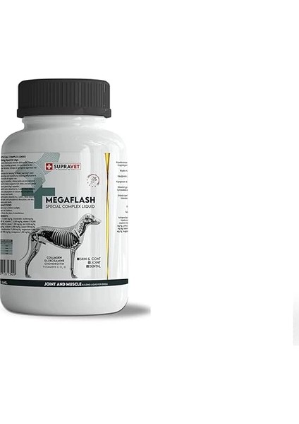 Köpekler Için Eklem ve Kas Geliştirici Likit Megaflash +Xxl 500 ml (Special Complex Liquid) indirimleri