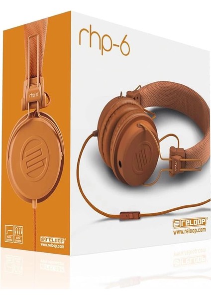 Rhp-6 Orange | Ultra Kompakt Kulak Üstü Kablolu Dj & Lifestyle Kulaklık