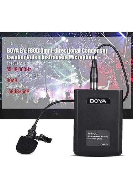 BY-F8OD Çok Yönlü Akustik Vokal Yaka Mikrofon modelleri