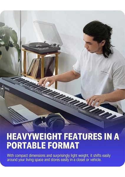 Dep-20 Dijital Piyano (Siyah)