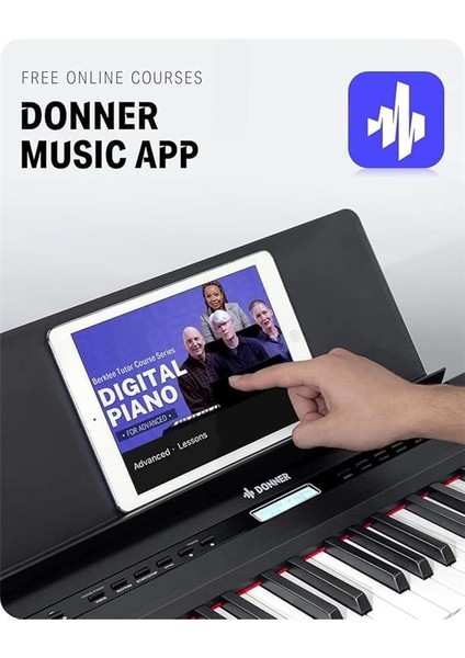 Dep-20 Dijital Piyano (Siyah)