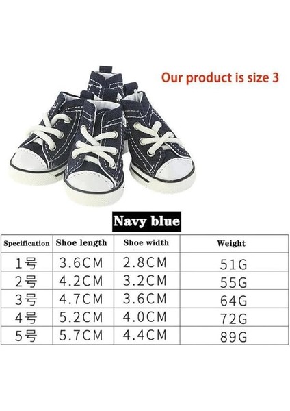 Köpek Ayakkabıları, 4 Adet Nefes Alabilir Köpek Botları, Kaymaz Tuval Spor Ayakkabıları indirimleri