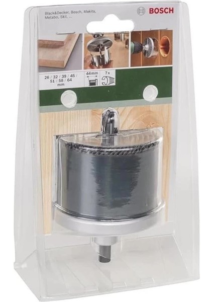 Professional Accessories Delik Açma Testeresi Seti, Yeşil, 7 Adet fiyatları