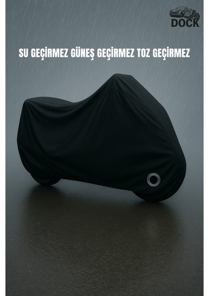 Siyah Rks Srk 125R Çanta ve Kilit Uyumlu Motosiklet Brandası(4 Mevsim) modelleri